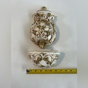 Ceramic Wall Faux Water Fountain Decoration Japan